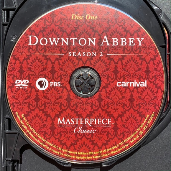 🦋 Downton Abbey: Season 2 DVD 3-Disc Set UPC 841887016087 Original UK Edition - Picture 3 of 5